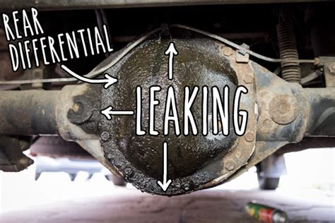 differential leaking oil|Rear Differential Leak